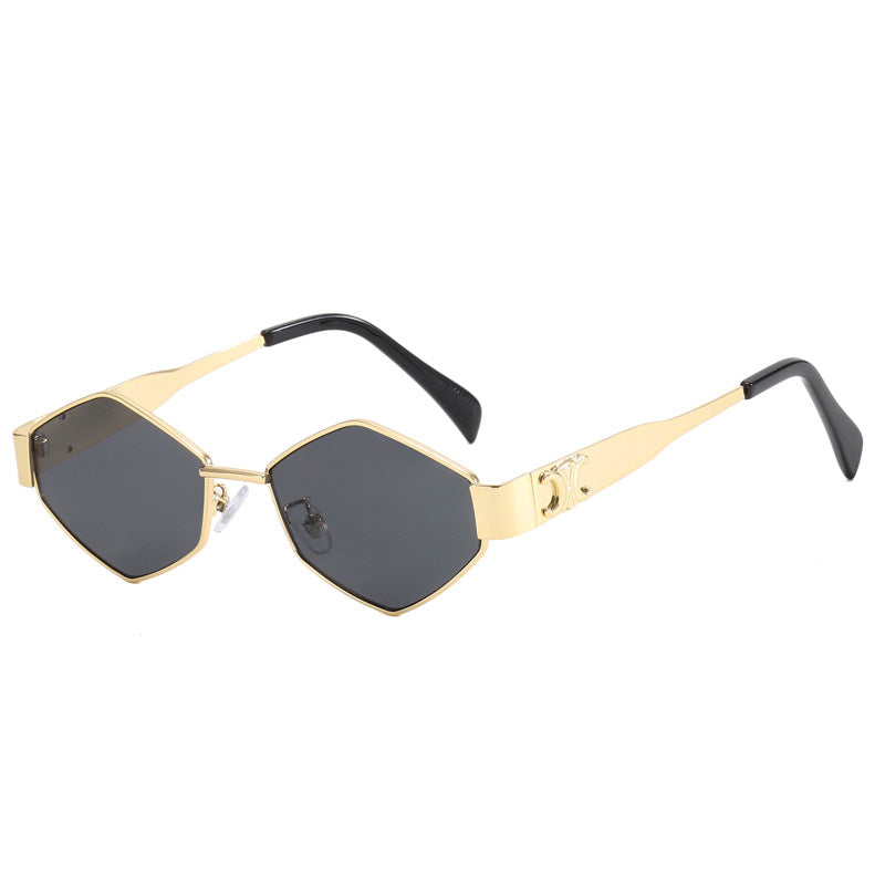 Fashionable sunglasses in hexagonal design Kalsten