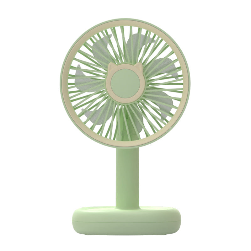 Women's Portable Handheld Fan with Cat Ears Design Kalsten