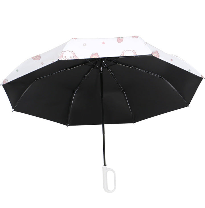 Women's Automatic Folding Umbrella with Playful Animal Design Kalsten