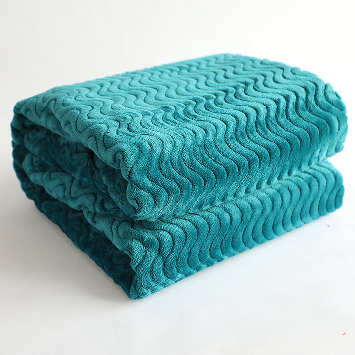 luxurious wave structure cuddle blanket Kalsten