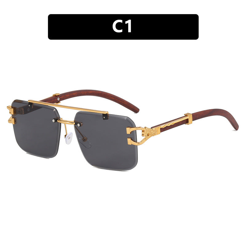 Women's fashionable glasses with innovative frame and luxurious wood detail Kalsten