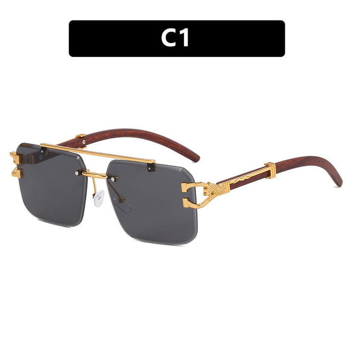 Women's fashionable glasses with innovative frame and luxurious wood detail Kalsten