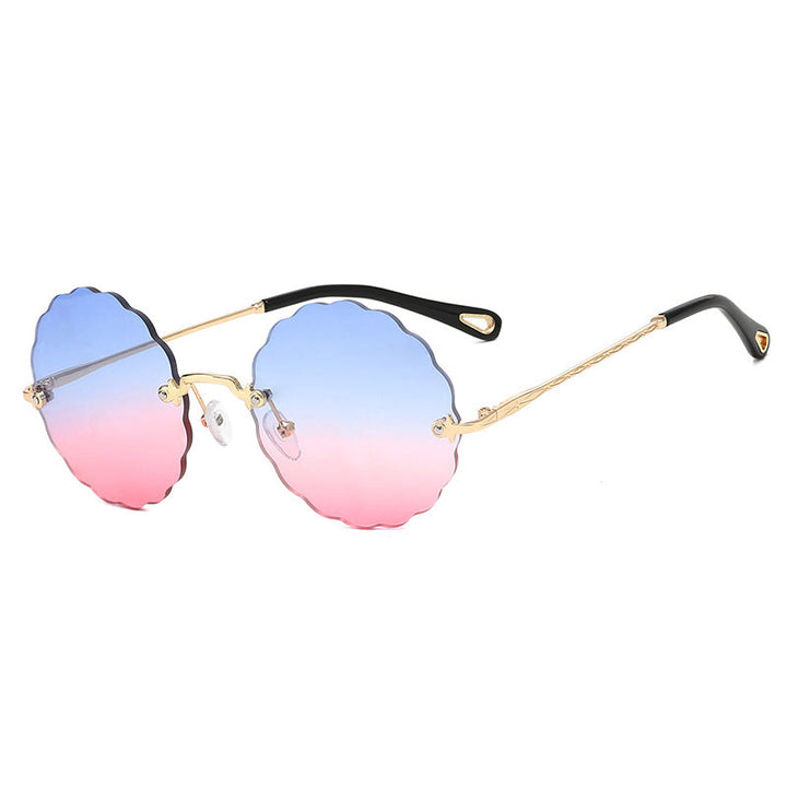 Women's Fashion Glasses with Playful Wave Frame Kalsten