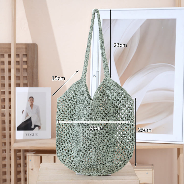 Handcrafted mesh tote bag Kalsten
