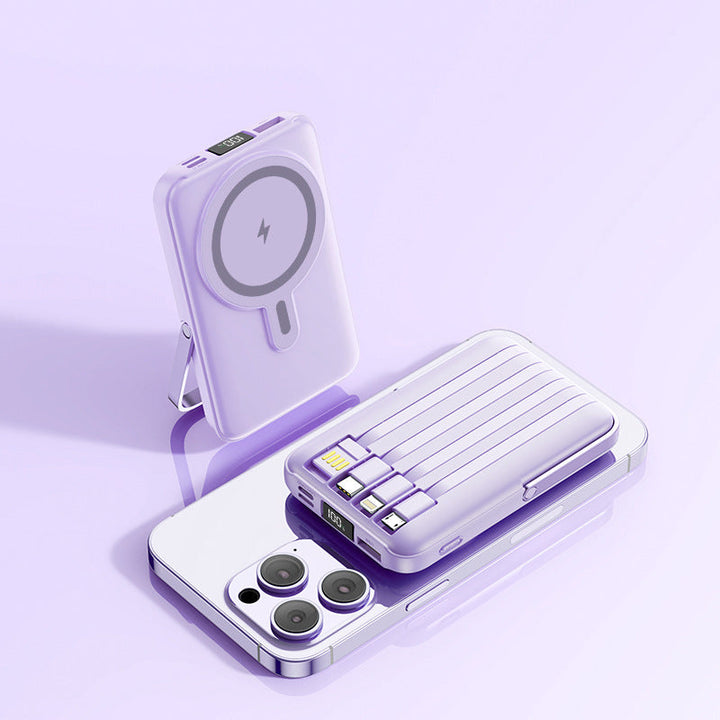 Portable power bank with multifunctional charging cables Kalsten
