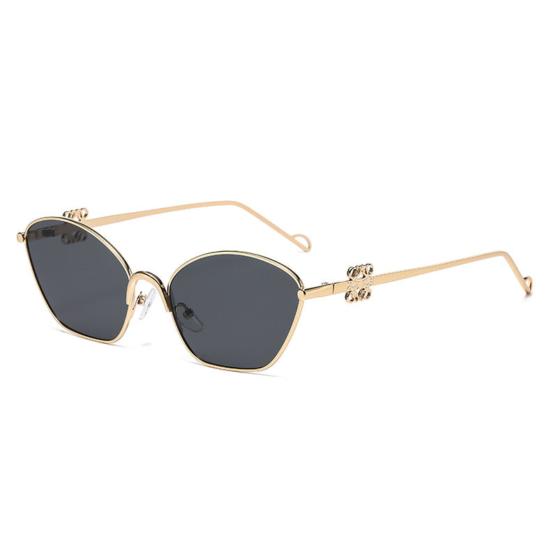 Women's fashionable Cat-Eye sunglasses with delicate metal frame Kalsten