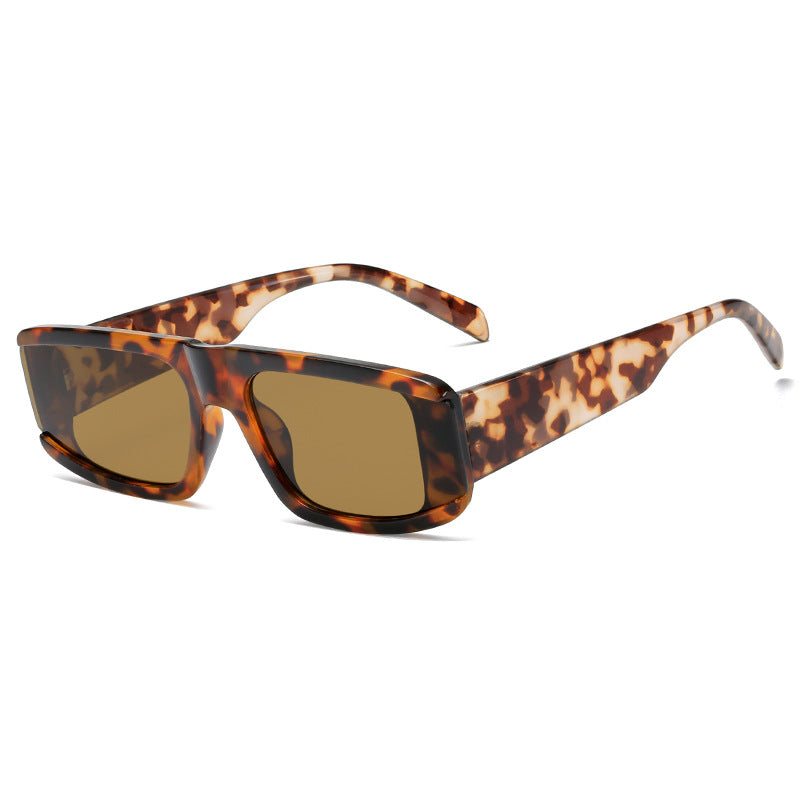 Women's fashionable sunglasses with futuristic design and transparent frame Kalsten