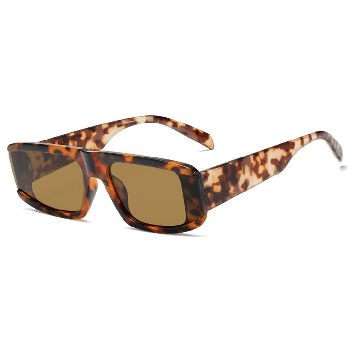 Women's fashionable sunglasses with futuristic design and transparent frame Kalsten