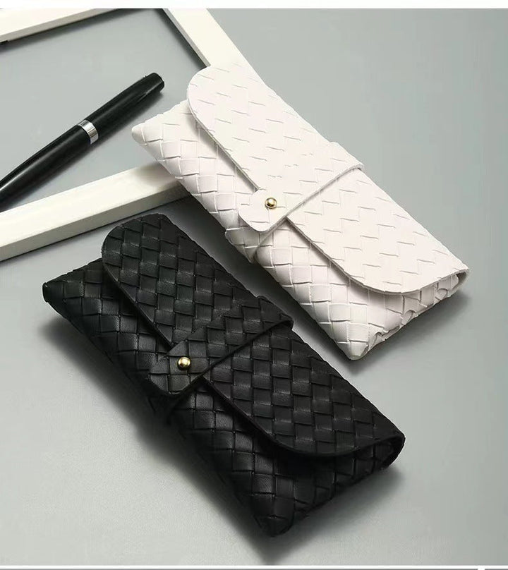 Woven Leather Clutch Kalsten