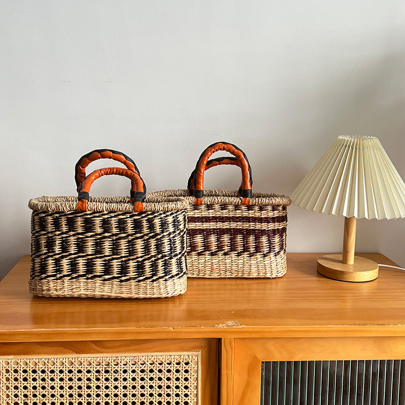 Handwoven shopping basket Acalora