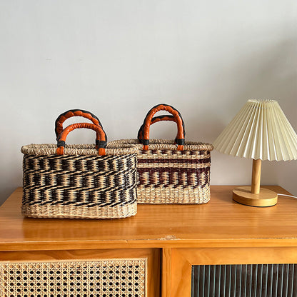 Handwoven shopping basket Acalora