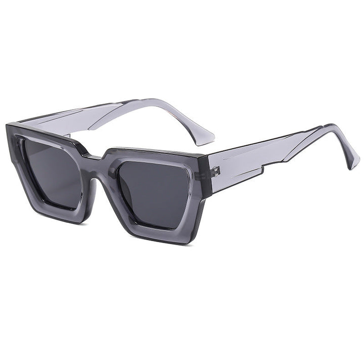 Ladies stylish square sunglasses in modern design with refined plastic frame Kalsten