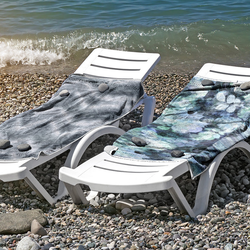 Beach towel made of skin-friendly microfiber with a creative pattern mix Kalsten