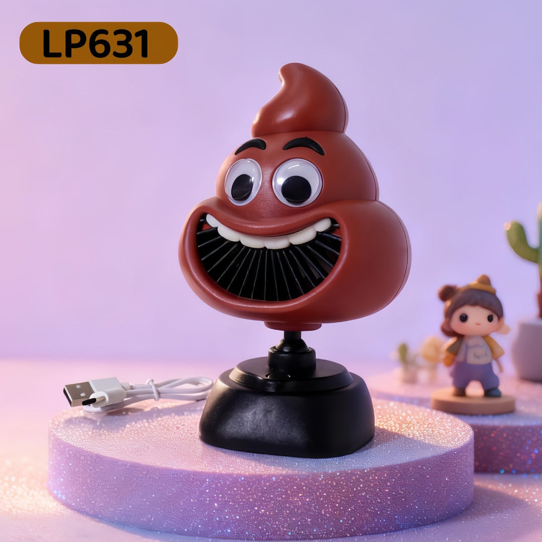 Ladies portable mini fan with friendly character design Kalsten