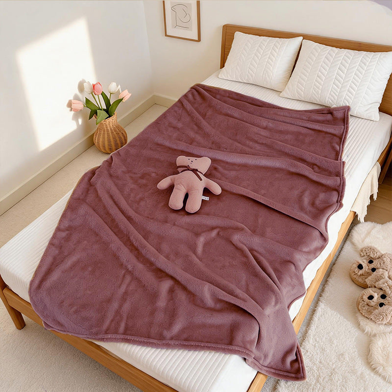 Ladies Cozy Microfiber Throw Blanket Kalsten