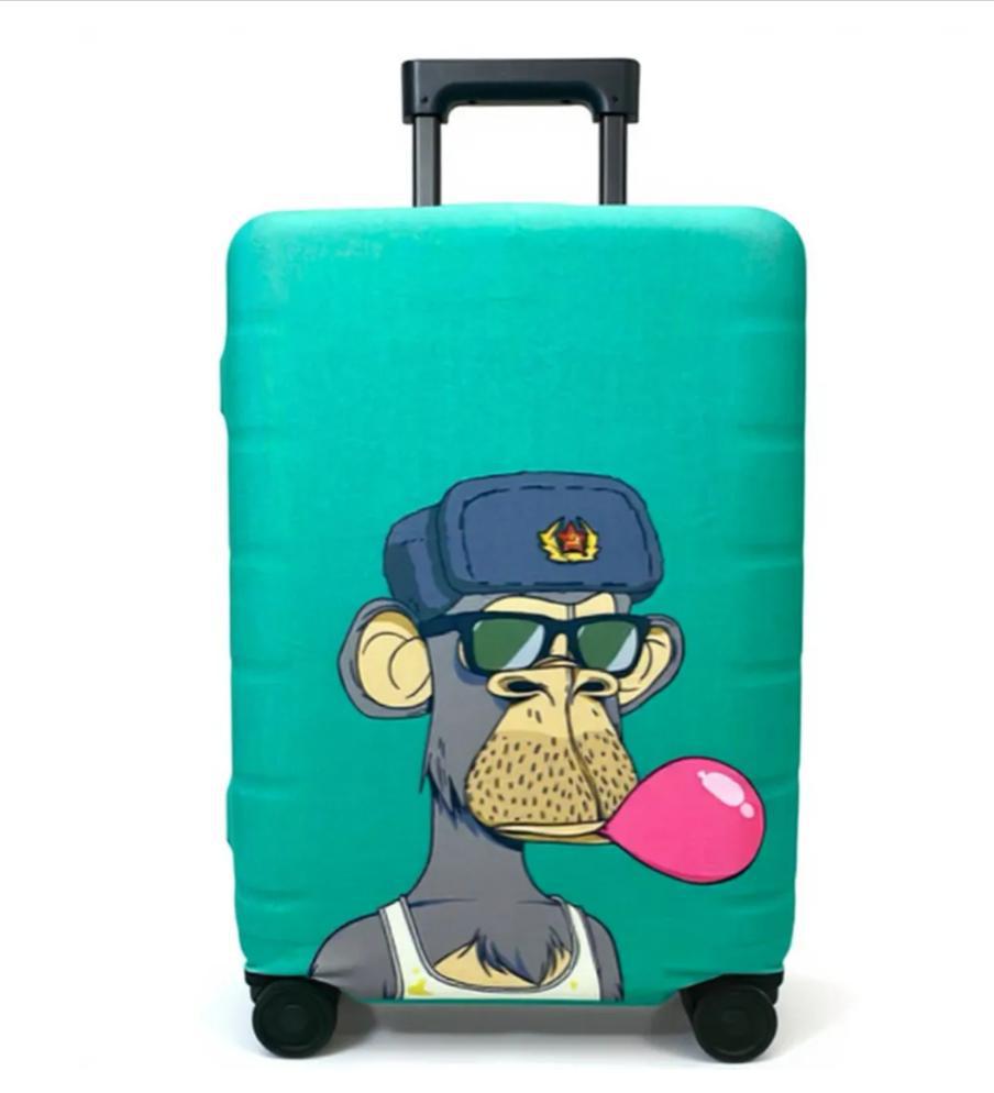 Unisex nan elastic suitcase cover with 3D dog design for trolley, stretchy and scratch-resistant Kalsten