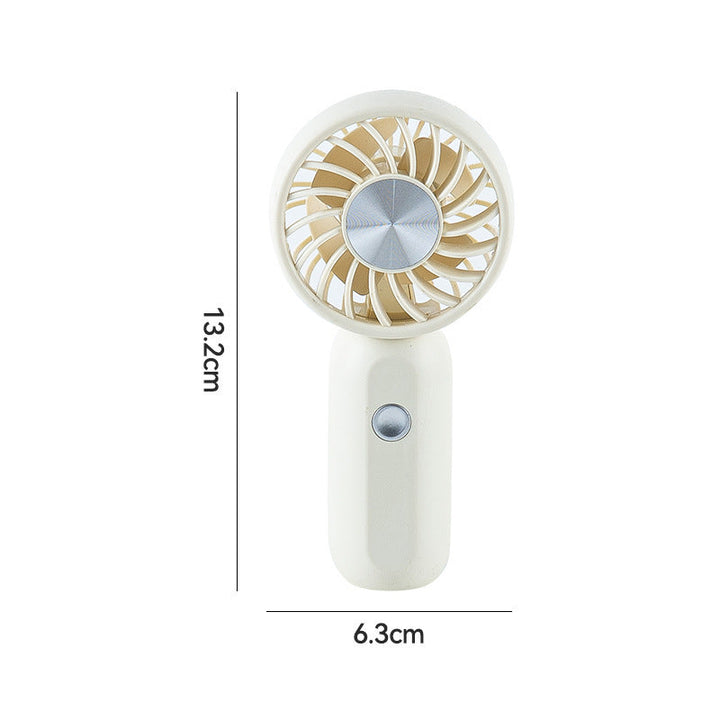 Women Portable Mini Hand Fan with Ergonomic Design and USB Charging Function Kalsten