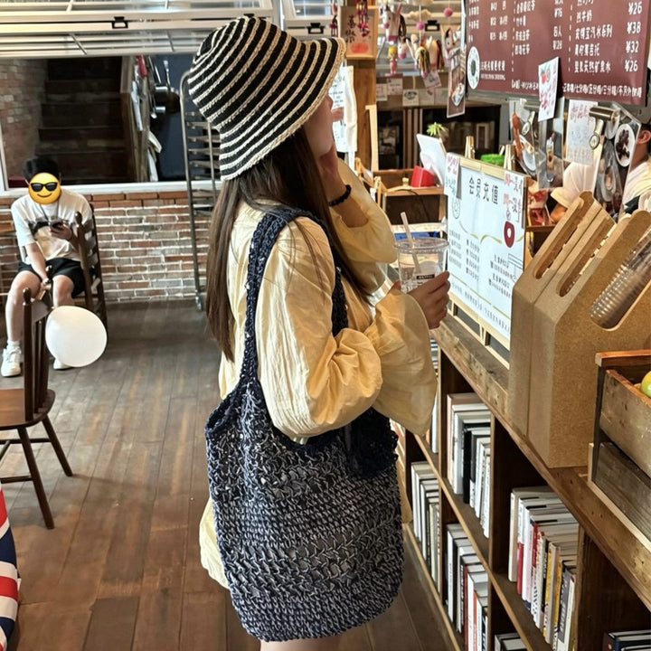 Braided Shoulder Bag in Sustainable Design Kalsten