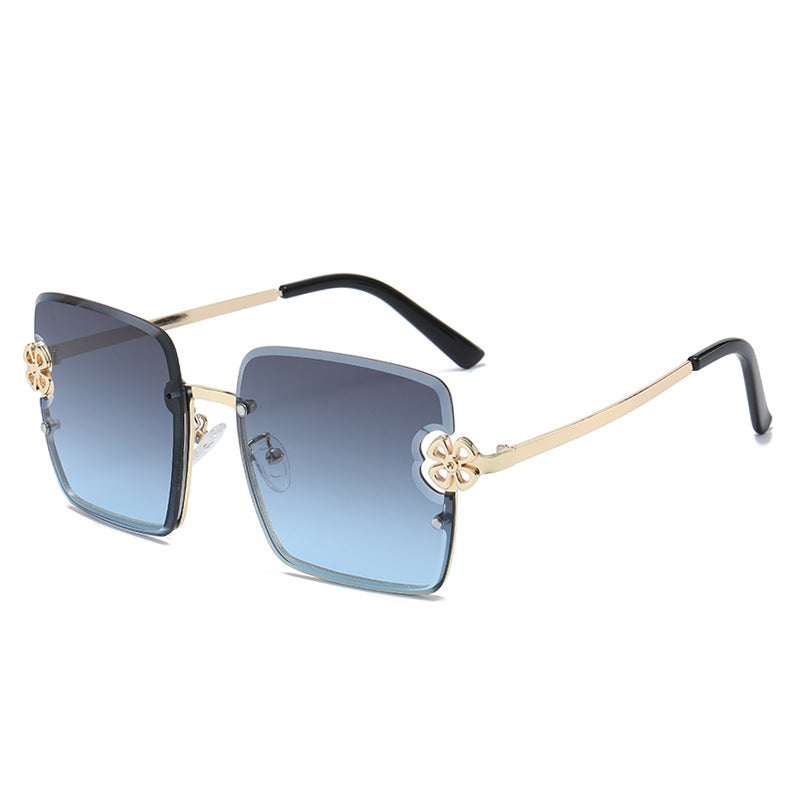 Women square sunglasses with floral design Kalsten
