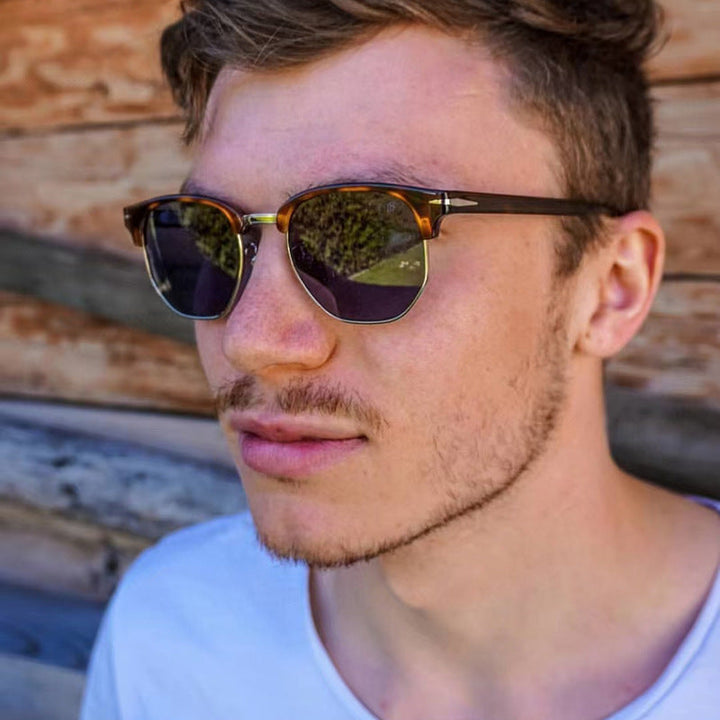 Women's geometric sunglasses with luxury frame Kalsten