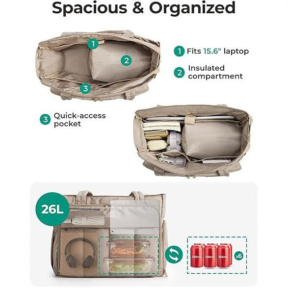 Insulated everyday and laptop bag Kalsten