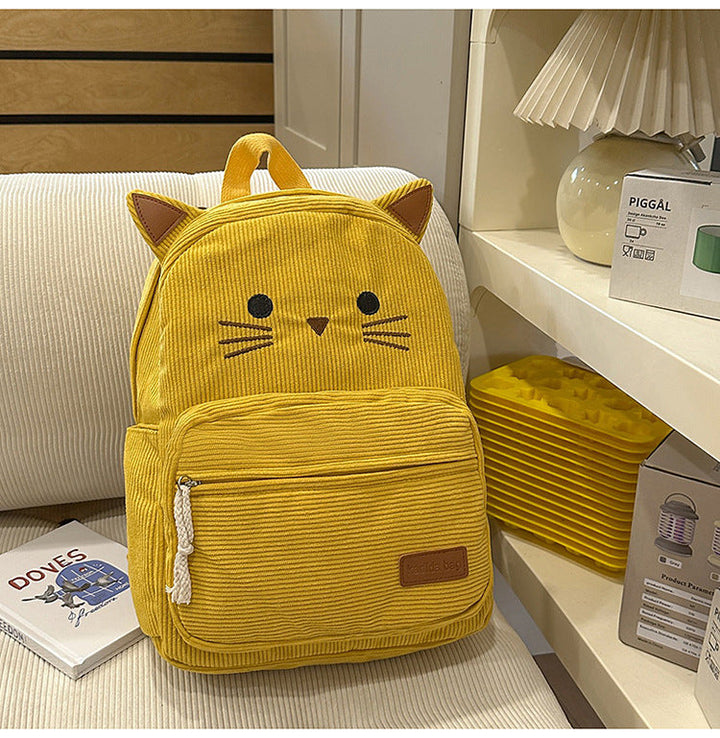 Cute Cat-Ear Mini School Backpack