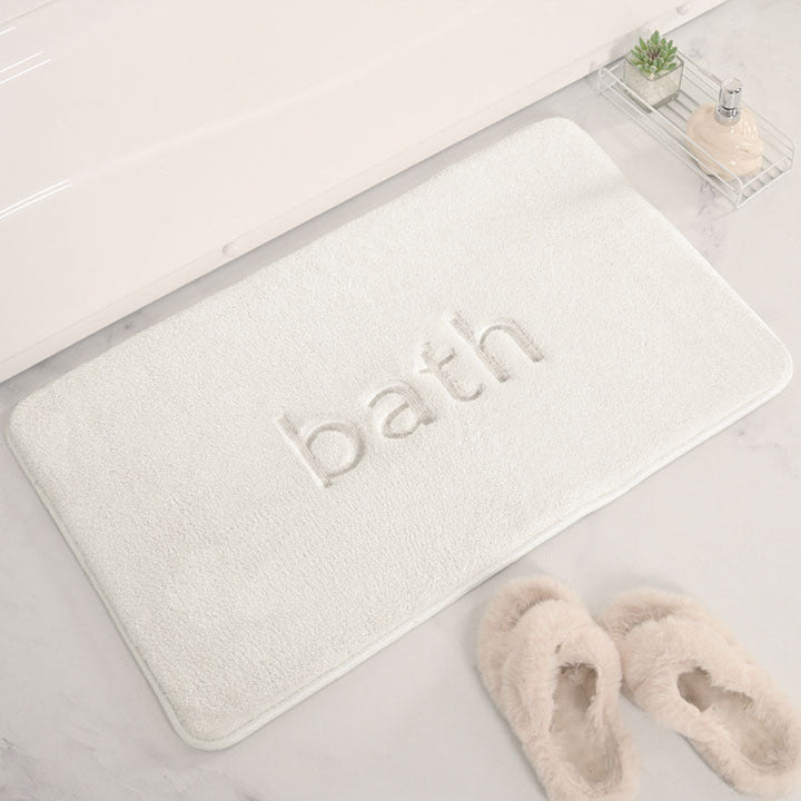 Luxurious Embossed Bath Mat