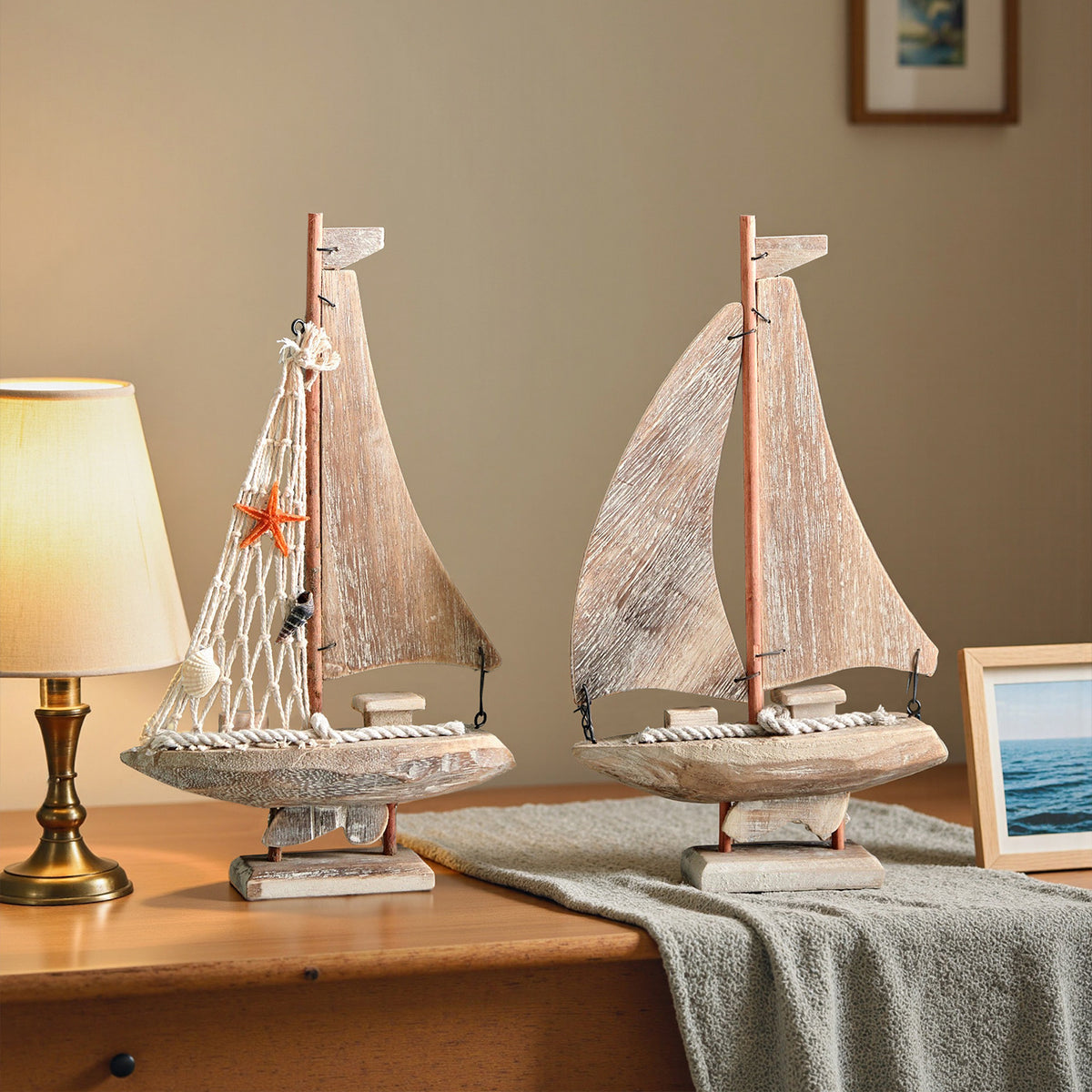 Nautical Sailboat Figurine
