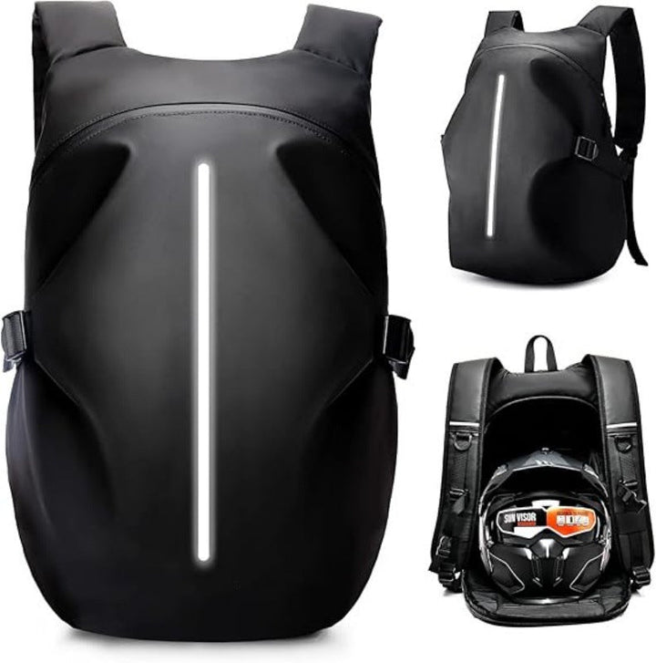 Sporty backpack with reflective design elements Kalsten