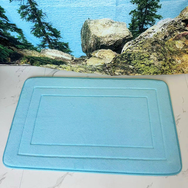 Soft Plush Rectangle Bath Mat Kalsten