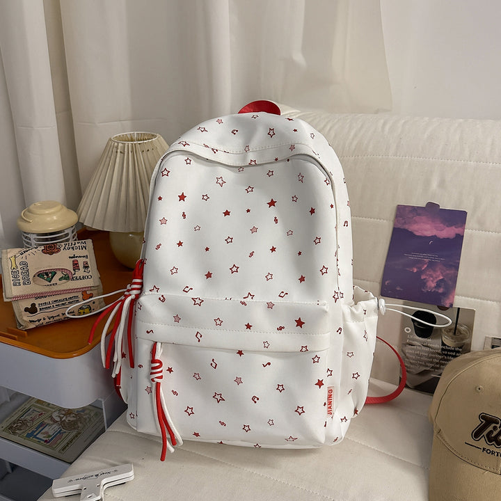 Fashionable backpack with colorful star pattern Kalsten