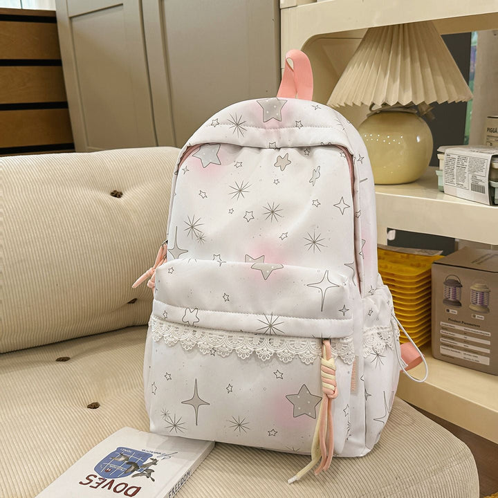 Backpack with Dreamy Star Design and Practical Features Kalsten