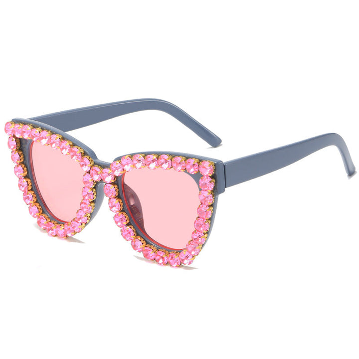 Women’s extravagant oversized sunglasses with crystal embellishments Kalsten