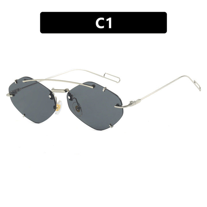 Women geometric sunglasses with ultra-light metal frame Kalsten