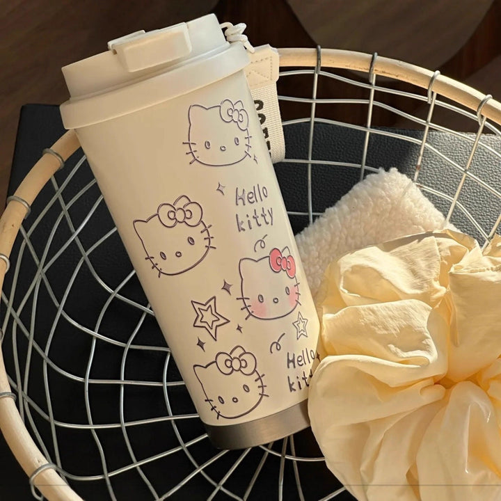 Ladies Insulated Drinking Cup with cute Hello Kitty Design Kalsten