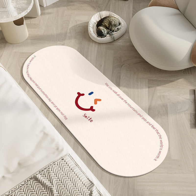 Cheerful Graphic Floor Mat