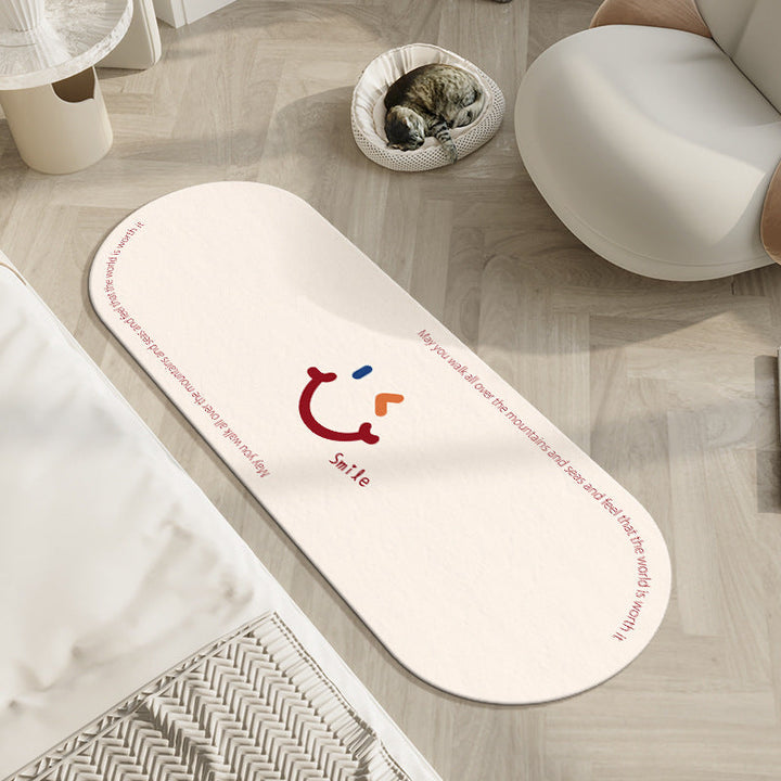 Cheerful Graphic Floor Mat