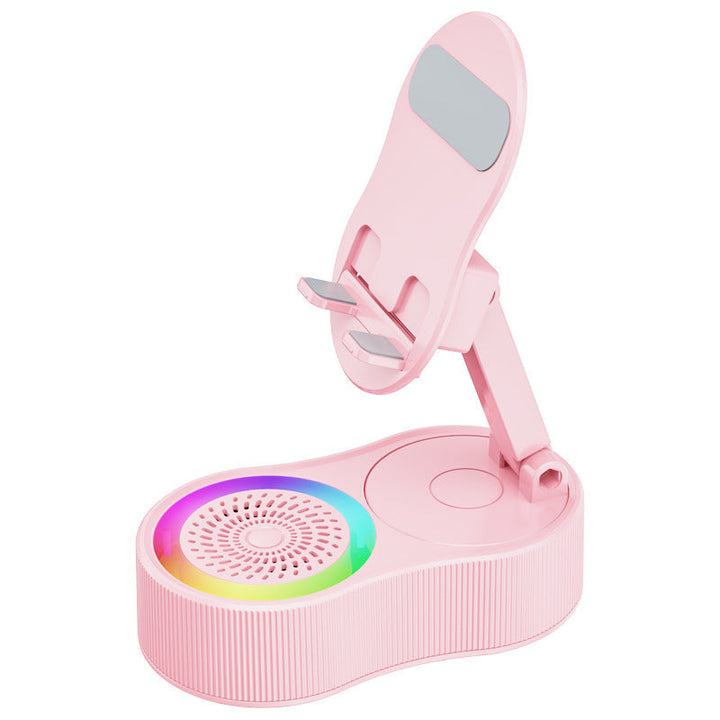 Unisex multitasking smartphone mount with integrated Bluetooth speaker Kalsten