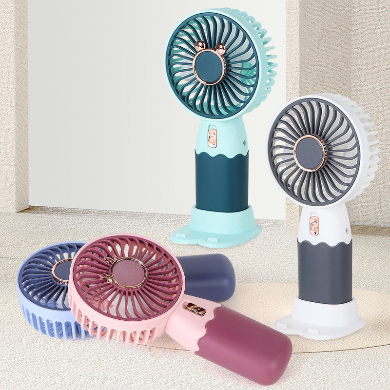 Ladies portable table fan with flexible holder Kalsten