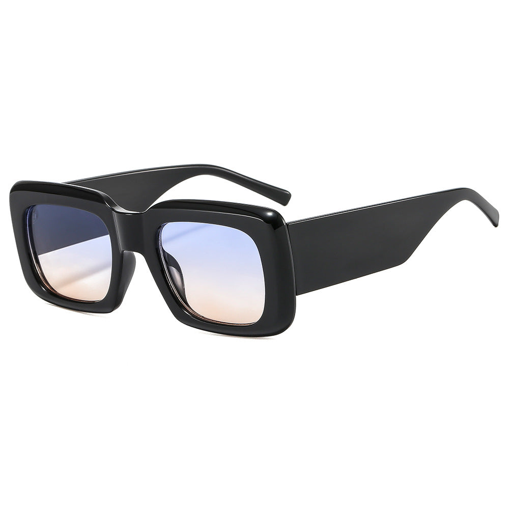 Women oversized sunglasses with square frame and transparent design Kalsten