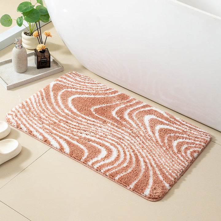 Soft Wave Pattern Bath Mat Kalsten