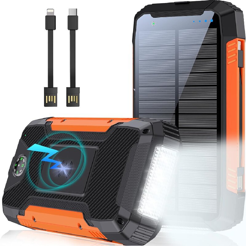 Robust Solar Power Bank with Multifunctional Charging Port Kalsten