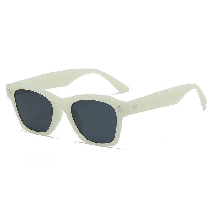 Women's fashionable sunglasses with transparent frame and high-quality UV protection Kalsten
