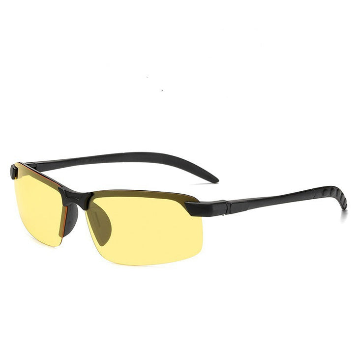 Men's sporty sunglasses with polarized lenses and flexible frame Kalsten