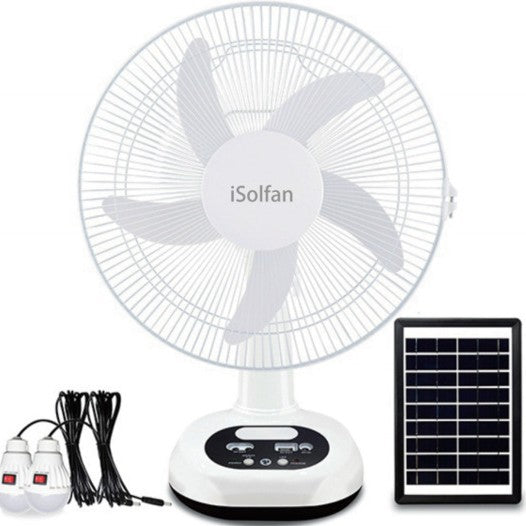 Ladies solar-powered table fan with remote control and variable speed regulation module Kalsten