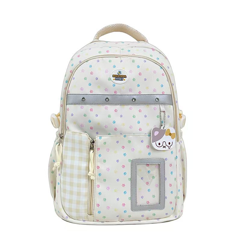 Multi-Pocket Patterned Backpack Kalsten