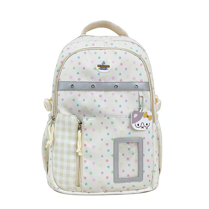 Multi-Pocket Patterned Backpack Kalsten