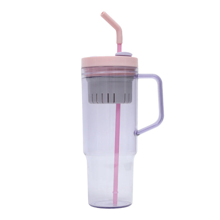 Ladies drinking cup with integrated filter and handle Kalsten