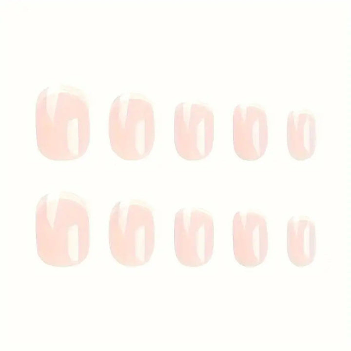 Classic French Tip Press-On Nails Kalsten