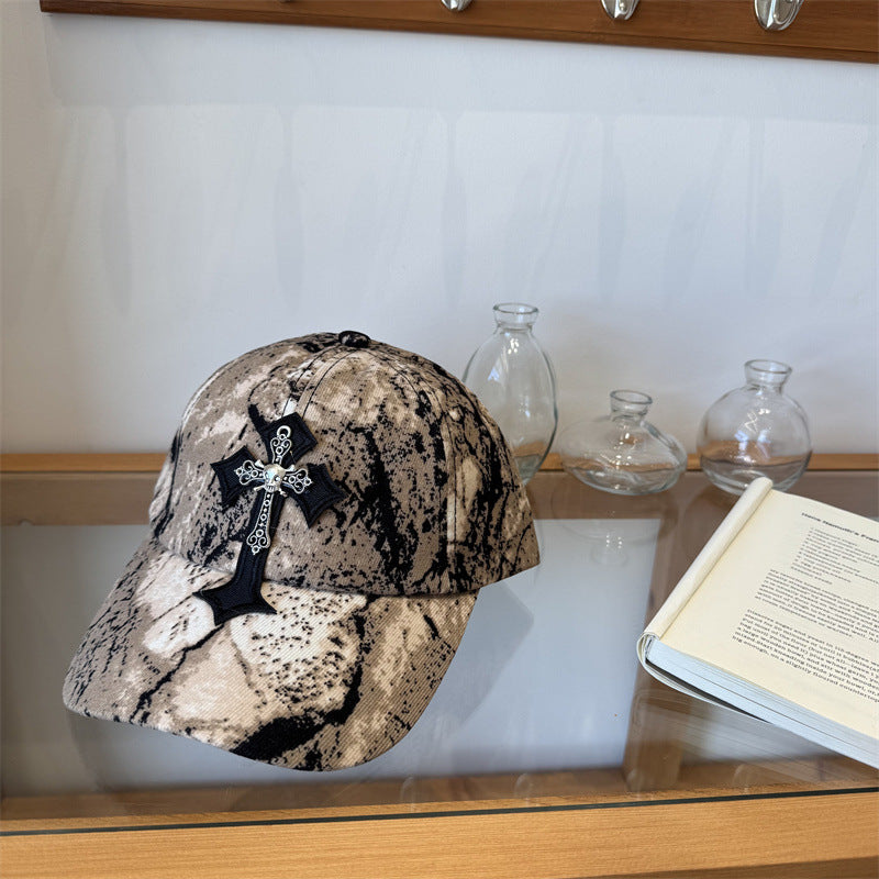 Men's Cross-Embellished Cap Kalsten